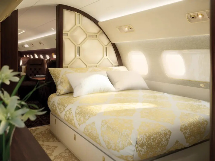 طائرة خاصة بقيمة 53 مليون دولار تشبه المنزل المتنقل