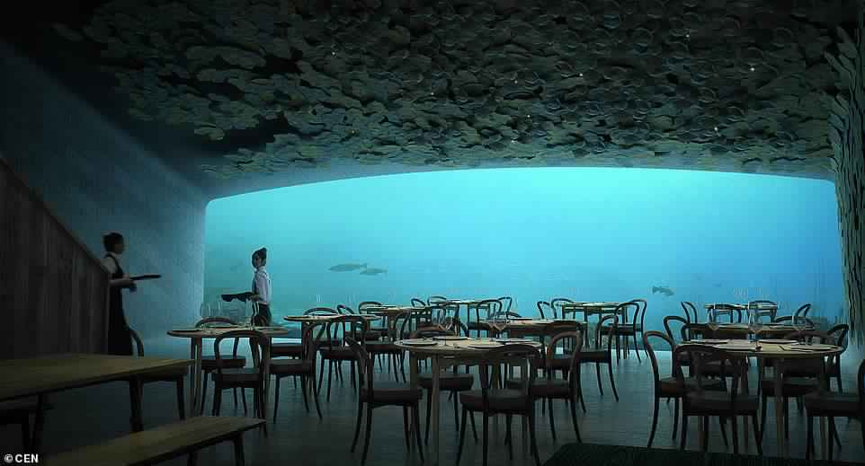 جولة في أكبر مطعم تحت الماء صور مجلة إطلالة السياحية اطلاله السياحيه مجله السياحيه