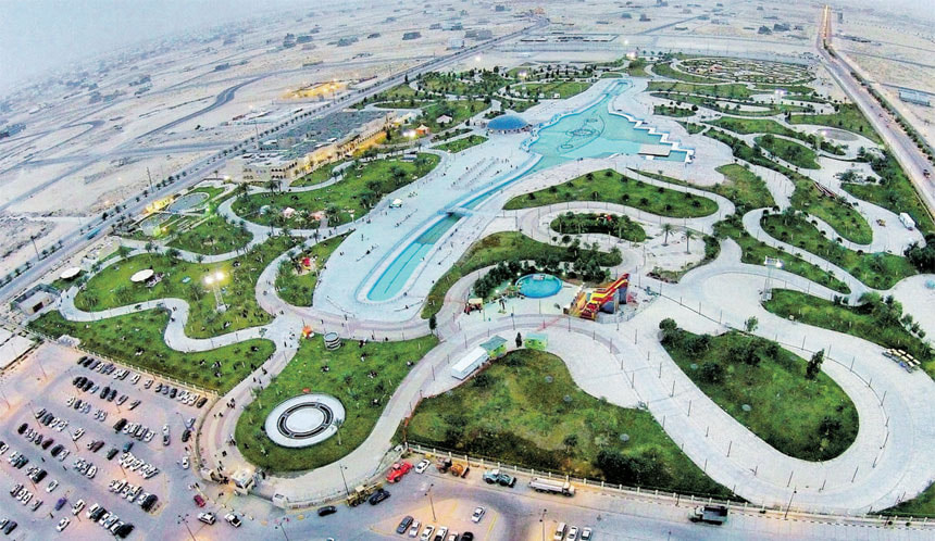 منتزه الملك عبدالله أفخم أماكن سياحية في الأحساء