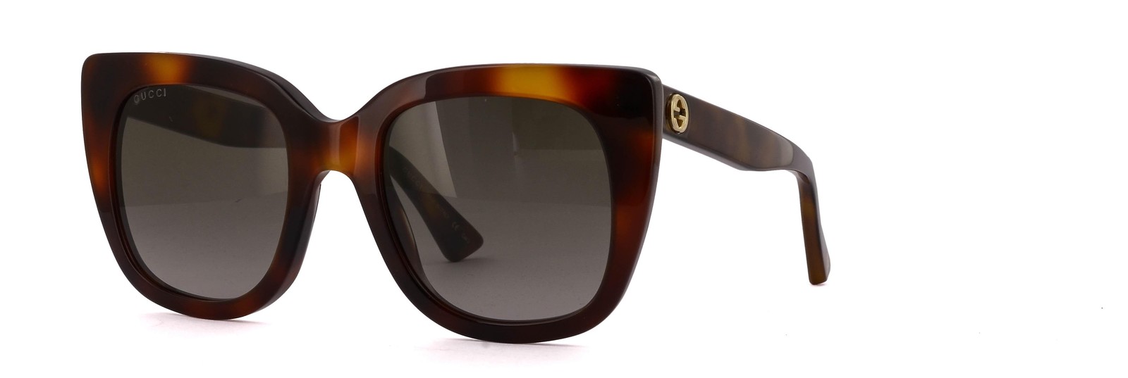 9. نظارة شمسية Dark Havana 002 Gucci Sunglasses